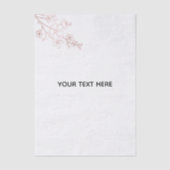 Maak je eigen witte elegante tissuepapier (Voorkant)