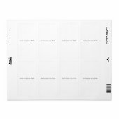 maak je eigen witte etiket (Full Sheet)