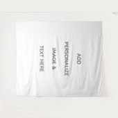 Maak je eigen witte Extra-Groot Wandkleed (Voorkant (horizontaal))