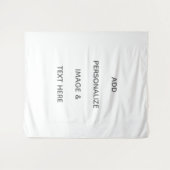 Maak je eigen witte grote wandkleed (Voorkant (horizontaal))
