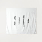 Maak je eigen witte grote wandkleed (Voorkant (horizontaal))