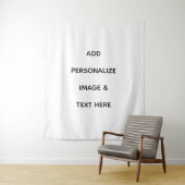 Maak je eigen witte grote wandkleed (In situ)