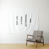 Maak je eigen witte grote wandkleed (In Situ (horizontaal))