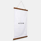 Maak je eigen witte hangend wandkleed (Gebogen)