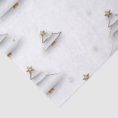 Maak je eigen witte kerstbomen tissuepapier (Detail)