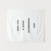Maak je eigen witte kleine wandkleed (Voorkant (horizontaal))
