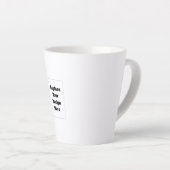 Maak je eigen witte latte mok (Rechterhoek)