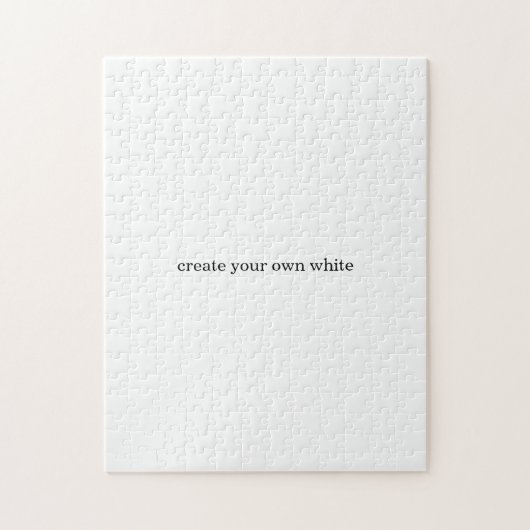 maak je eigen witte  legpuzzel (Verticaal)