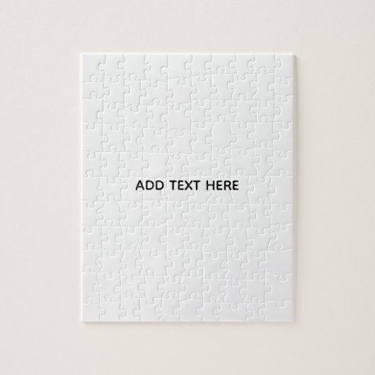 Maak je eigen witte legpuzzel (Verticaal)