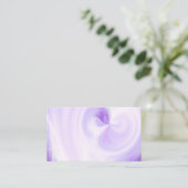 Maak Je Eigen Witte Lichtkrullen - Paars Visitekaartje (Staand voorkant)