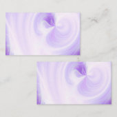 Maak Je Eigen Witte Lichtspiraal - Paars Visitekaartje (Voorkant / Achterkant)