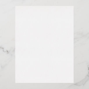 Maak je eigen witte maatwerk folie feestdagen briefkaart