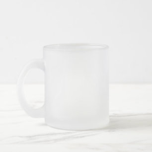Maak je eigen witte matglas koffiemok