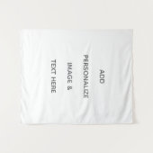 Maak je eigen witte Mdiuam Wandkleed (Voorkant (horizontaal))