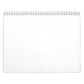 Maak je eigen witte personaliseerbare kalender (Hoes)