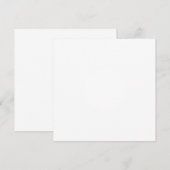 Maak je eigen witte personaliseerbare programmakaart (Voorkant / Achterkant)