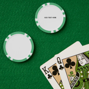 Maak je eigen witte poker chips