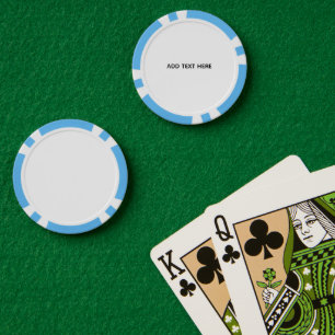 Maak je eigen witte poker chips