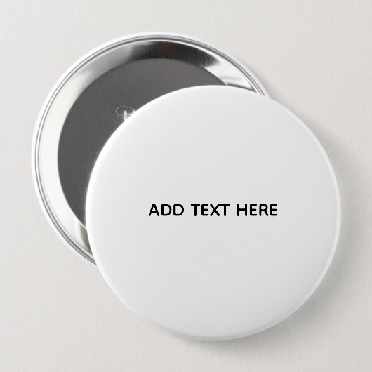 Maak je eigen witte ronde button 4,0 cm (Voorkant /achterkant)