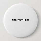 Maak je eigen witte ronde button 4,0 cm (Voorkant)