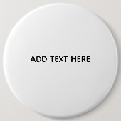 Maak je eigen witte ronde button 6,0 cm (Voorkant)