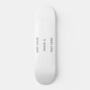Maak je eigen witte Save The Date Persoonlijk Skateboard