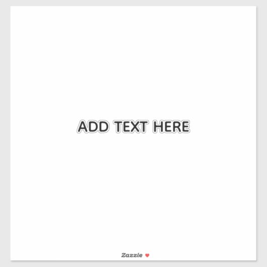 Maak je eigen witte sticker (Vel)