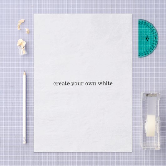 maak je eigen witte tissuepapier (Craft)