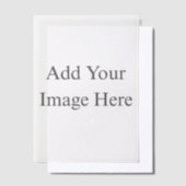 Maak Je Eigen Witte Vellum Overlay Uitnodigingen (Offset)