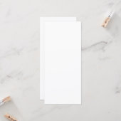 Maak je eigen witte verjaardagskaarten kaart (Voorkant / Achterkant in situ)