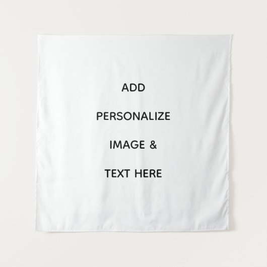 Maak je eigen witte vierkant wandkleed (Voorkant)