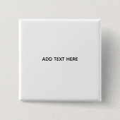 Maak je eigen witte vierkante button 5,1 cm (Voorkant)