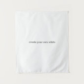 maak je eigen witte  wandkleed (Voorkant)
