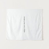 maak je eigen witte  wandkleed (Voorkant (horizontaal))