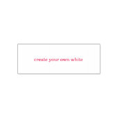 maak je eigen witte zelfinktende stempel (Design)