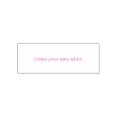 maak je eigen witte zelfinktende stempel (Design)