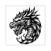 Maak Je Eigen Woeste Drakensculptuur Rubberstempel (Afrduk)