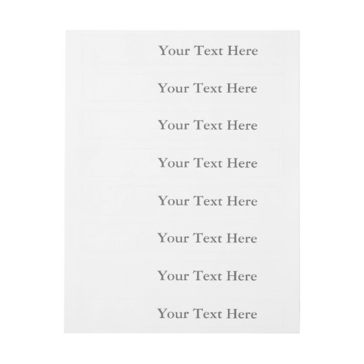 Wikkel Adreslabels, Klassiek - 2,54 cm x 18,42 cm (Vel)