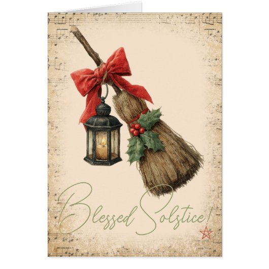 Maak Je Eigen Yule Bezem Rode Boog Lantaarn (Voorkant)