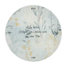 Maak Je Eigen Zachte Gouden Bloemen Minimalistisch Snijplank