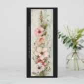 Maak Je Eigen Zachte Roze Gladiolus Bladwijzerkaar (Staand voorkant)