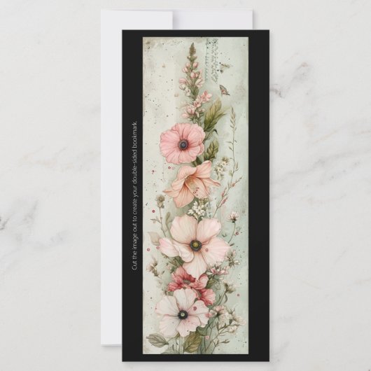 Maak Je Eigen Zachte Roze Gladiolus Bladwijzerkaar (Voorkant)