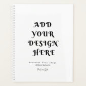 Maak Je Eigen Zachte Spiral Planner (Voorkant)