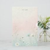 Maak je eigen zachte Wiledflowers bloemstuk Briefpapier (Staand voorkant)