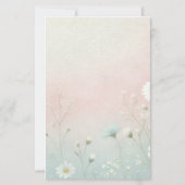 Maak je eigen zachte Wiledflowers bloemstuk Briefpapier (Achterkant)