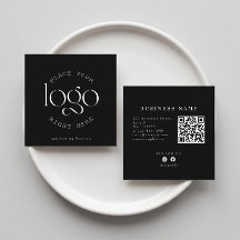 Maak Je Eigen Zakelijke Logo Modern Zwart