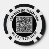 Maak Je Eigen Zakelijke Logo Pokerfiches Sjabloon Poker Chips (Achterkant)