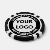 Maak Je Eigen Zakelijke Logo Pokerfiches Sjabloon Poker Chips (Enkel)