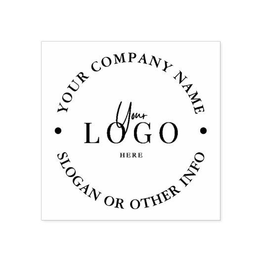 Maak Je Eigen Zakelijke Logo Rubber Stempel (Afrduk)