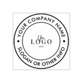 Maak Je Eigen Zakelijke Logo Rubber Stempel (Afrduk)